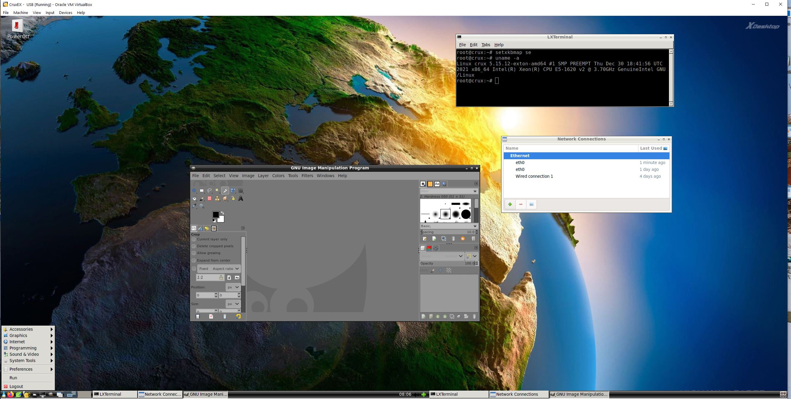 CruxEX 2022 (CRUX 3.6.1) 64bit Linux Build 220104 – Install it to